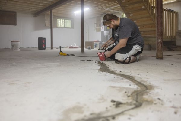 Concrete Floor Repair in New Albany