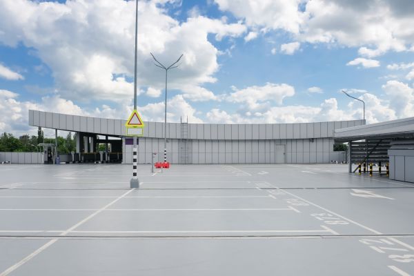 Concrete Parking Lot Repair in New Albany