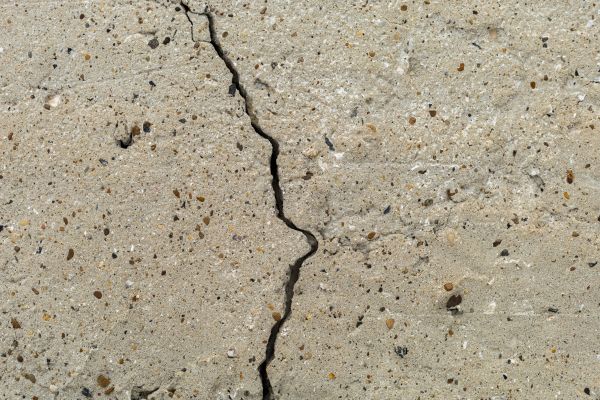 Cracked Basement Floor Repair in New Albany